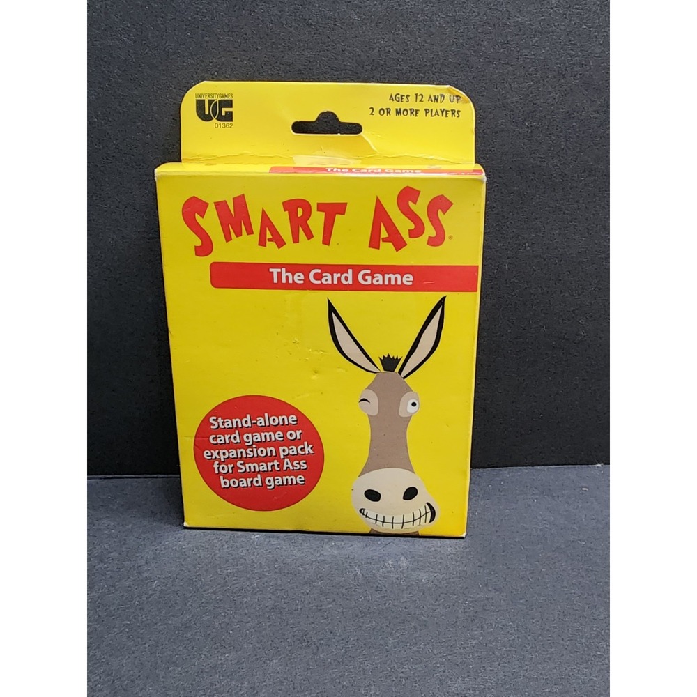 Smart Ass Card Game University Games Brand New Sealed!‎